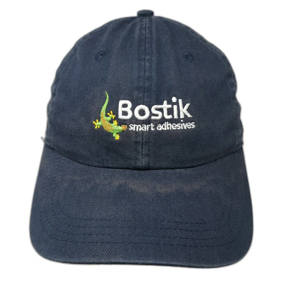 Ahead Baseball Cap Blue One Size Slideback Cotton Embroidered Gecko Logo Hat
